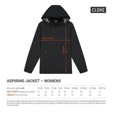 Cloke Aspiring Softshell Jacket - Womens - Kiwi Workgear